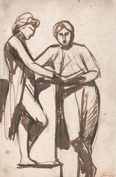 Tom Hayley and William Meyer by George Romney